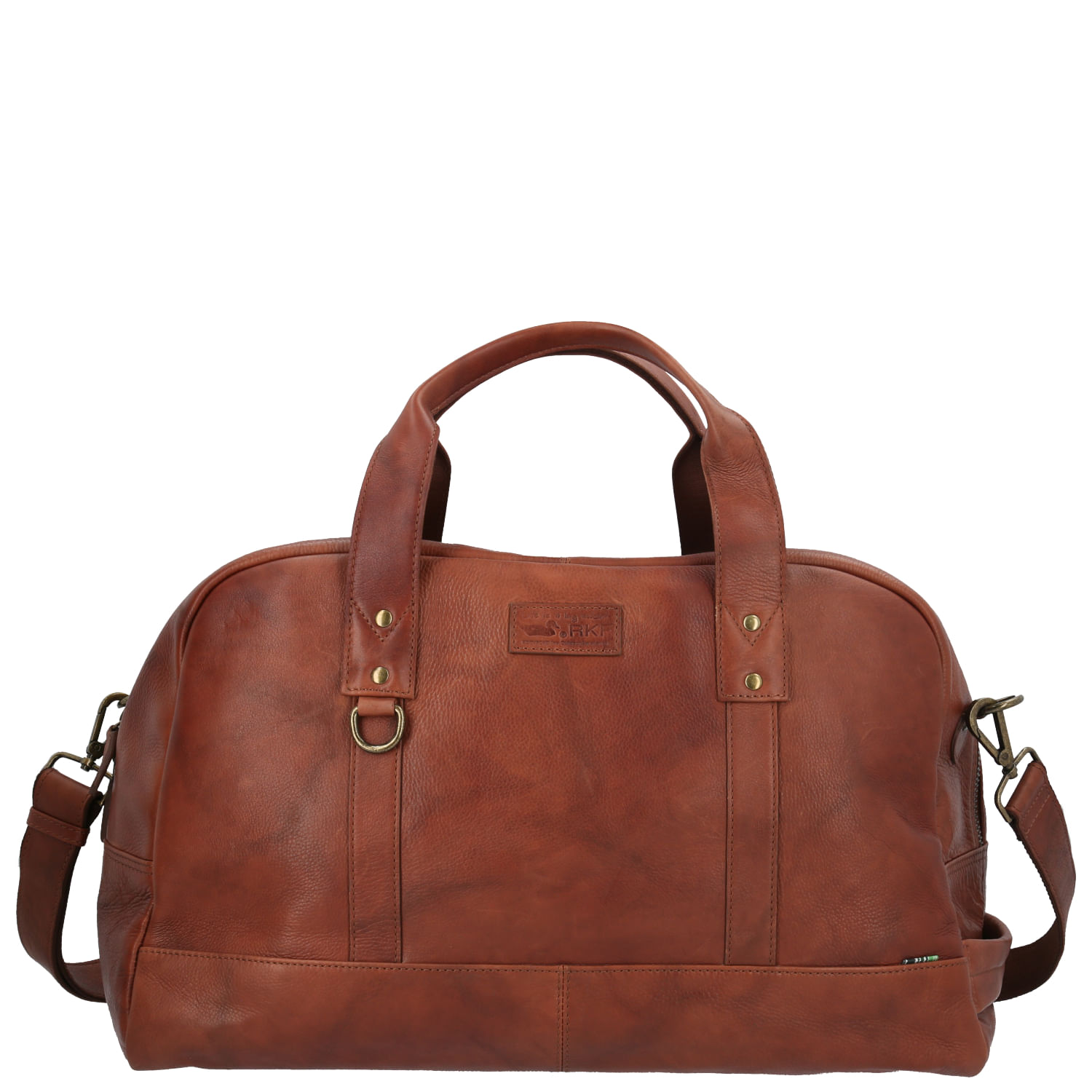 Bolsos Maletin De Cuero Rockford Canvas Cuero Bolso De Cuero