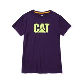 Polera Manga corta Casual Mujer WOMEN'S TM LOGO TEE Morado CAT 30Z-XS a $11.990