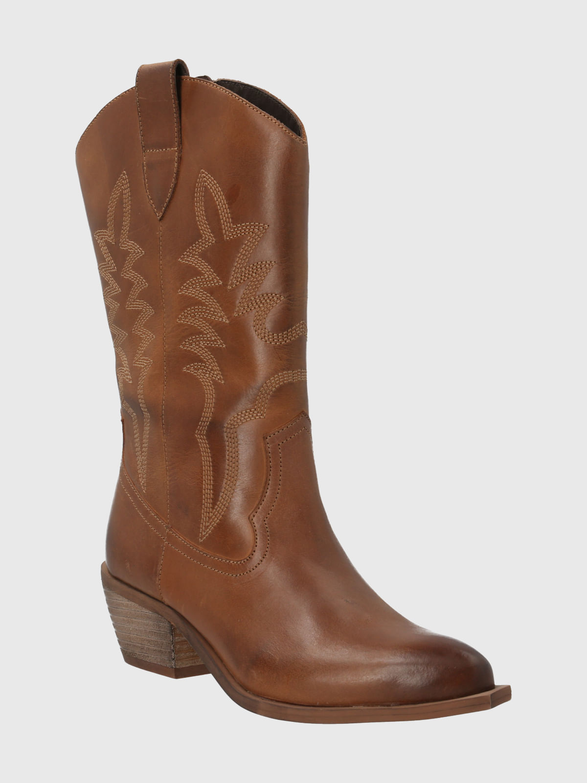 Bota Vaquera Falabella Botas De Cuero Bruno Rossi Botas En