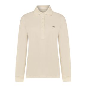 Polera Algodón Pima Mujer Godwin Blanco Rockford LOC-M a $29.900