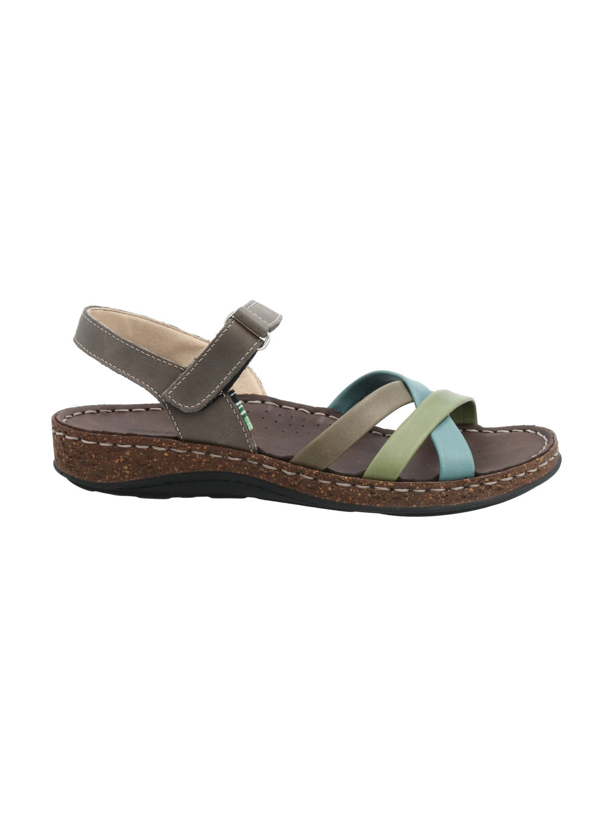 Sandalia Cuero Mujer Bonn Multicolor Rockford