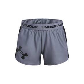 Shorts UA tech play up logo gris para niñas 024-Y81-8 a $12.990